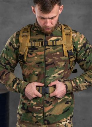 Армійський рюкзак 25 літрів система molle рюкзак матеріал оксфорд пісочного кольору компактний військовий рюкзак2 фото