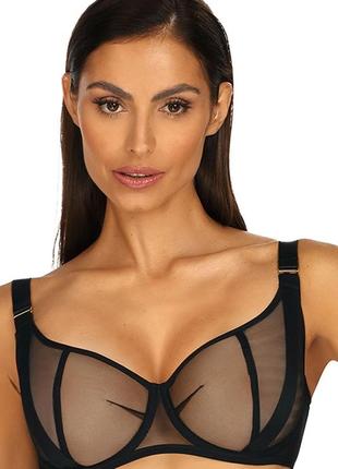 Ewa bien pryma b139 чорний бюстгальтер з м`якою чашкою