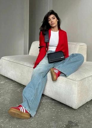 Zara красный пиджак / блейзер