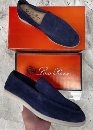 Лоферы loro piana <unk> мужские замшевые лоферы - туфли loro piana люкс