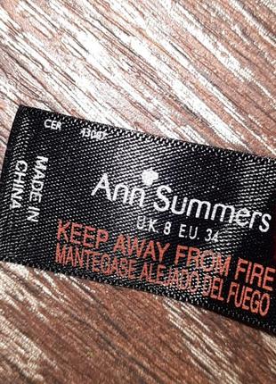 Красивый 🔥полупрозрачный пояс для чулок р.8 от ann summers, сеточка4 фото