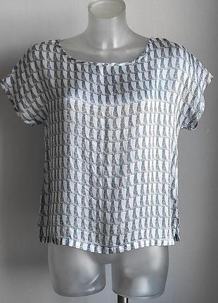 Handmade блуза шовк принт жираф