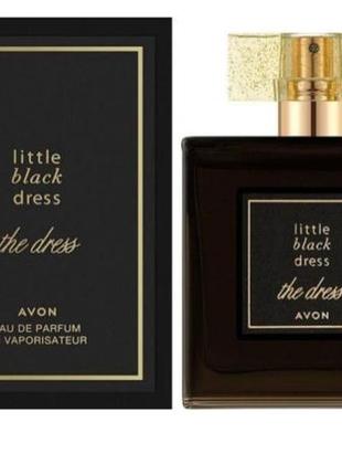 Вода жіноча парфумована avon little black dress the dress 50 мл