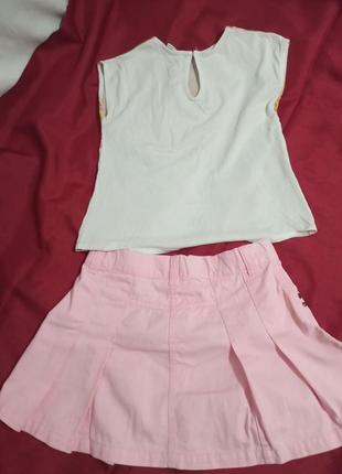 Комплект юбка и футболка р 122-1342 фото