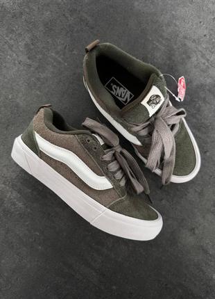 Кеды в стиле vans knu platform khaki premium