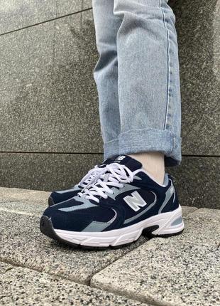 Кроссовки new balance 530 blue/white7 фото