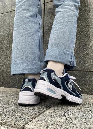 Кроссовки new balance 530 blue/white9 фото