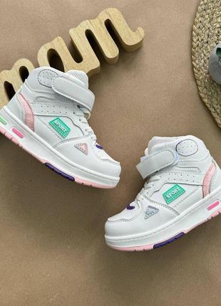 Демісезонні хайтопи, утеплені кросівки