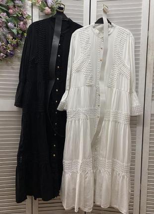 🔝 new collection сукня коттон, мереживо6 фото