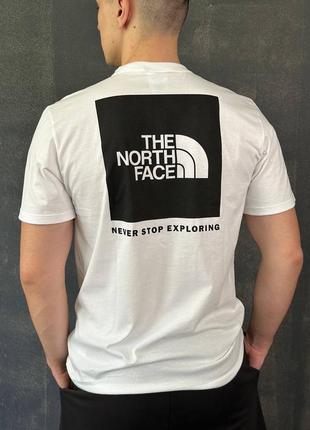 Оригинальная белая футболка the north face &lt;unk&gt; s, m, l3 фото