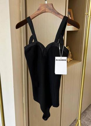 Боди jil sander чорне