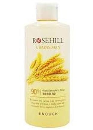 Enough rosehill grains skin омолаживающий тонер для лица с рисом и центеллой