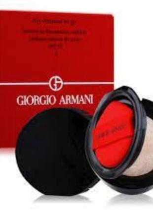 Тональна основа giorgio armani BLAZERS my armani BLAZERS to go essence in foundation cushion тон 2. змінний блок.