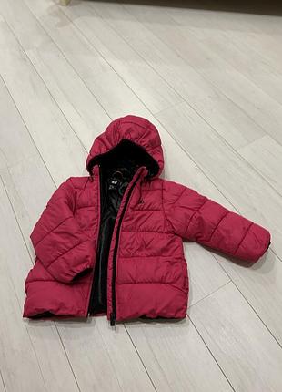 Куртка на девочку розовая