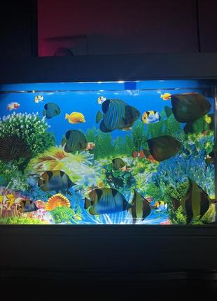 Нова настільна лампа акваріум декоративна лампа нічник2 фото