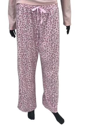 Пижамные легенькие штаны леопардовый принт3 фото
