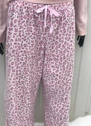 Пижамные легенькие штаны леопардовый принт4 фото