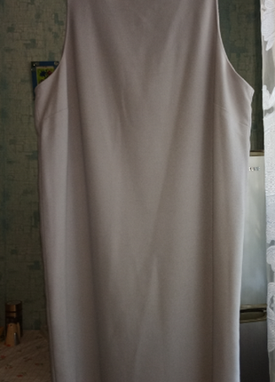 Сіре літнє плаття   на підкладці  (  румунія )   р. 523 фото