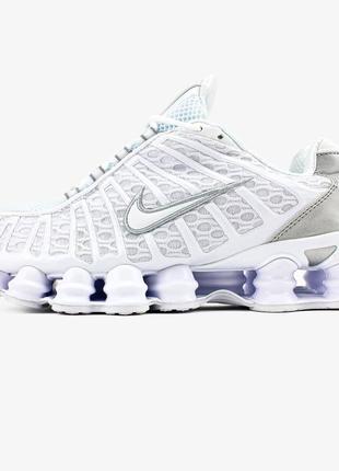 Кроссовки nike shox tl "white"