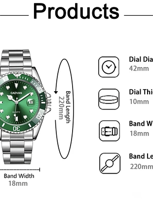 Мужские кварцевые часы cadvan mens артикул: rv023