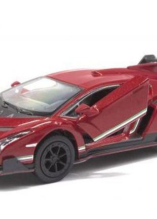 Машинка kinsmart "lamborghini veneno" (бордова) [tsi115368-тsі]