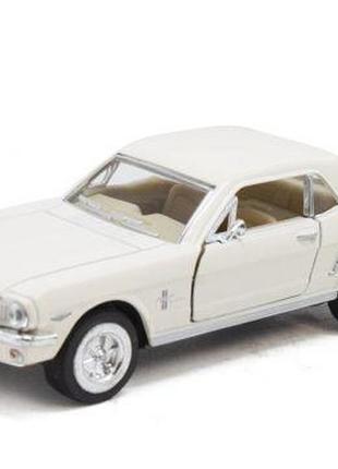 Машинка kinsmart "ford mustang +1964" (біла) [tsi118497-тsі]