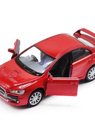 Машинка kinsmart "mitsubishi lancer evolution x" (красная) [tsi115392-тsі]