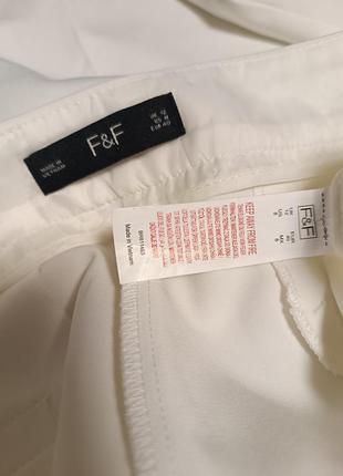 Белые широкие шорты бермуды f&f10 фото