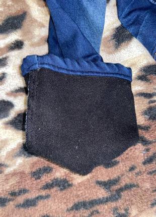 Мужские утепленные джинсы w296 фото