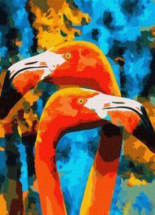 Картина за номерами "фламінго" ★★★ [tsi175618-тsі]