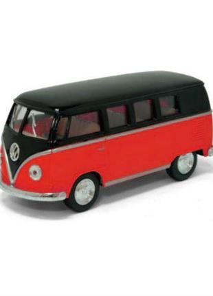 Машинка kinsmart "volkswagen t2 bus" (червона) [tsi115439-тsі]