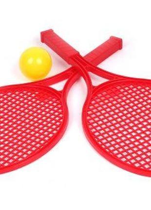 Дитячий набір для гри в теніс технок (червоний) [tsi37110-тsі]1 фото