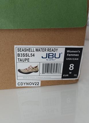 Аквавзуття, балетки, мокасини, спортивні jbu seashell water ready taupe10 фото