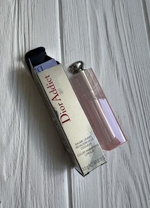 Бальзам для губ dior addict lip glow 01 pink