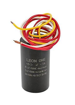Конденсатор cbb60 8+3 мкф, 450v двойной (leon one)