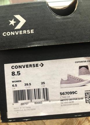 Кеди converse 39.5 жіночі оригінал3 фото