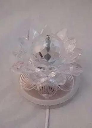 Уценка! лампа диско лотос led lotus lantern 2 (плохая упаковка 2237)