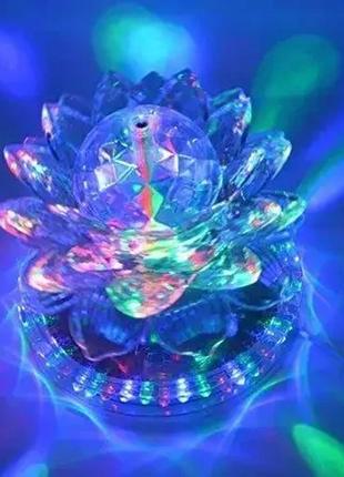 Уценка! лампа диско лотос led lotus lantern 2 (плохая упаковка 2237)