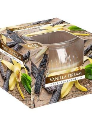 Ароматична свічка bispol scented candle vanilla dream, 80 г (sn69-349)