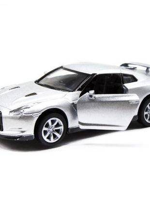 Машинка kinsmart "nissan gt-r" (серебристая) [tsi115481-тsі]