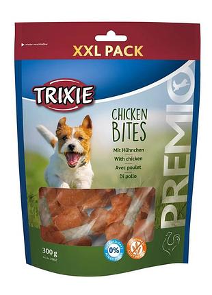 Ласощі для собак trixie premio chicken bites курячі гантельки xxl 300г (4011905318028)