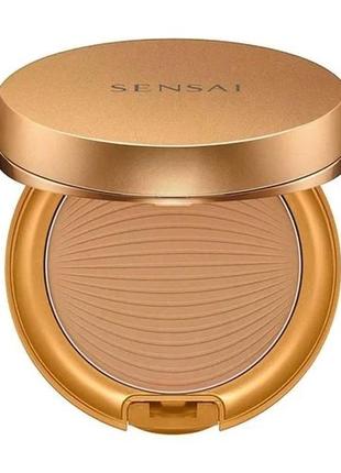 Пудра для обличчя sensai silky bronze natural veil compact sc04 dark, 8.5 г