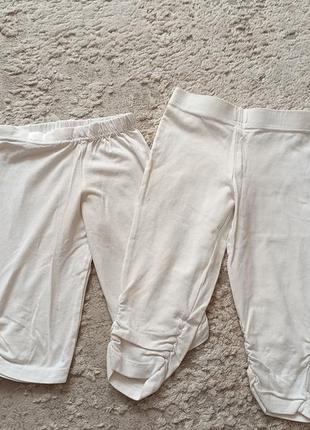 Белые капри шорты на девочку 2-3 р. 92-98