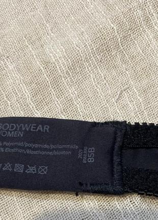 Bodywear восхитительный черный бюст на косточках с кружевом4 фото