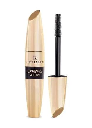 Туш для вій patricia ledo express volume black, 14 мл