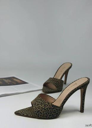 Шльопанці сабо nina❤️mi на шпильці