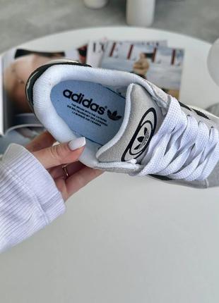 Жіночі кросівки adidas campus crystal white black5 фото