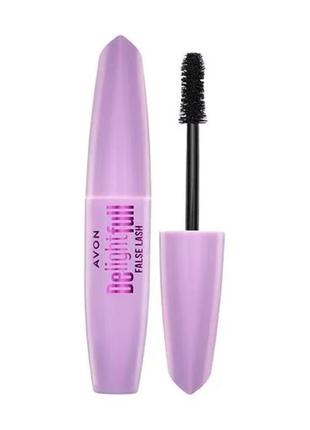 Туш для вiй avon delight full falselash неперевершенi вiї, чорніша чорного, 10 мл
