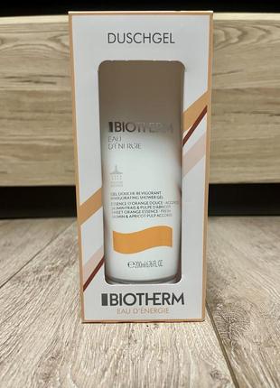 Оригінал biotherm body гель для душа biotherm eau d'energie invigorating shower gel, 200мл