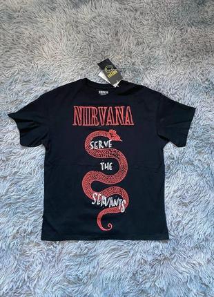 Футболка nirvana cropp